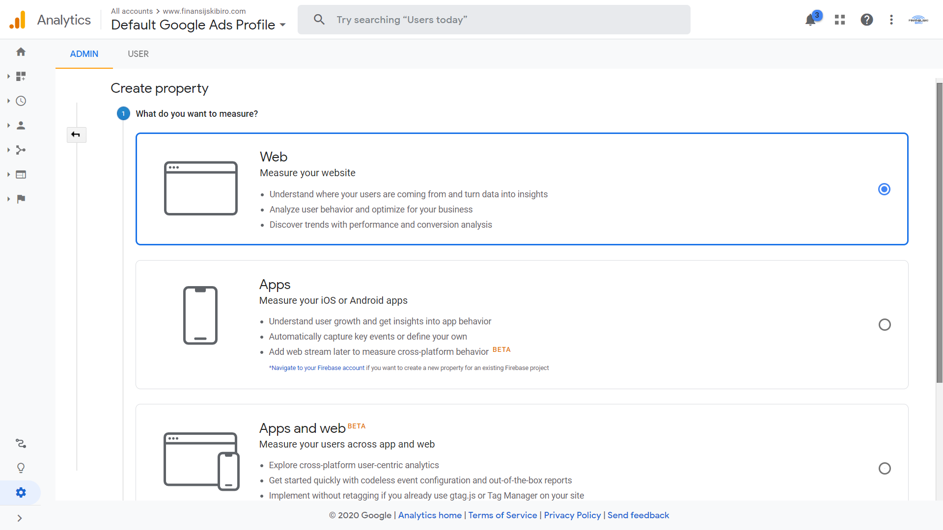 Implementacija google analtike prvi deo